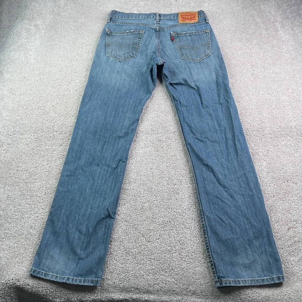 Levi Jeans Mens 30x32 Blue 559 Relaxed Straight Medium Wash Cotton Denim Classic